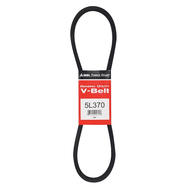 Mbl Mitsuboshi FHP General Utility V-Belt 0.63 in. W X 37 in. L For Fractional Horsepower Motors 5L370A - main